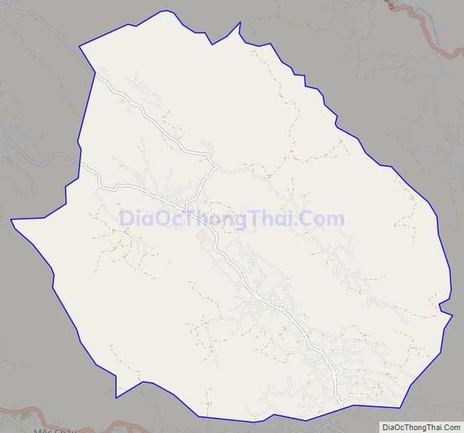 Bản đồ giao thông Thị trấn Nông trường Mộc Châu, huyện Mộc Châu
