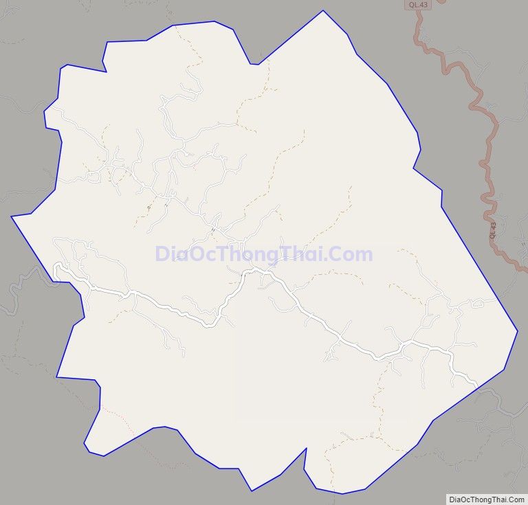 Bản đồ giao thông xã Tà Lại, huyện Mộc Châu