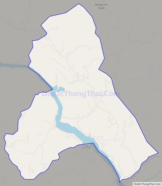 Bản đồ giao thông xã Chiềng Hoa, huyện Mường La