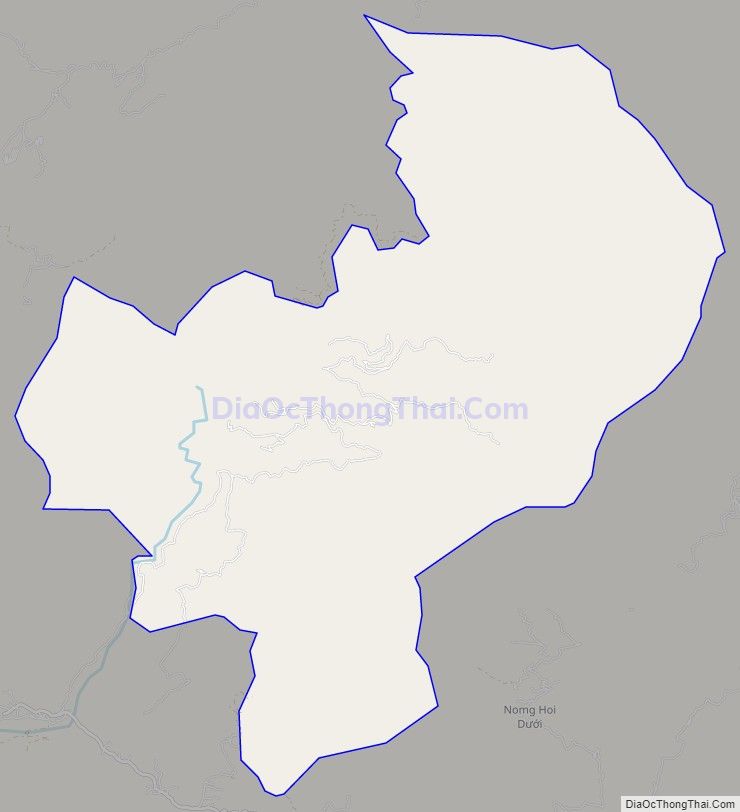 Bản đồ giao thông xã Chiềng Muôn, huyện Mường La