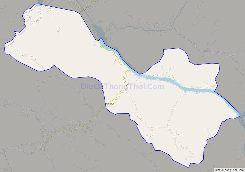 Bản đồ giao thông xã Tạ Bú, huyện Mường La