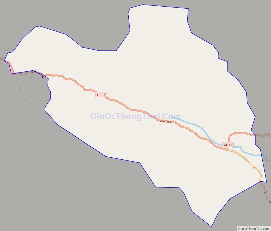 Bản đồ giao thông xã Gia Phù, huyện Phù Yên