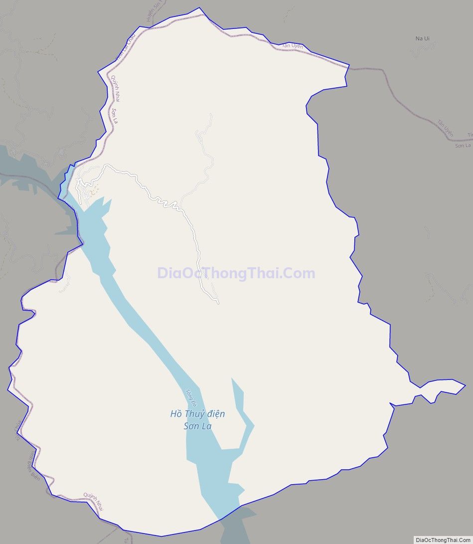 Bản đồ giao thông xã Cà Nàng, huyện Quỳnh Nhai
