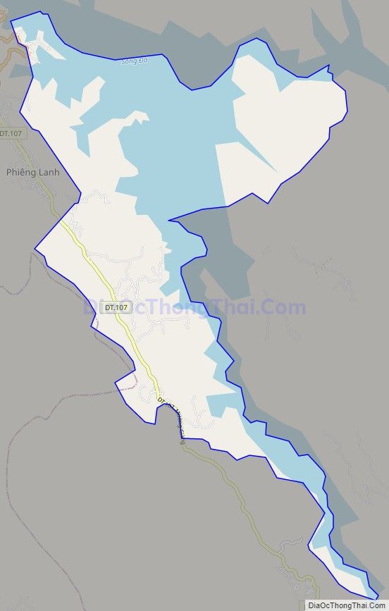 Bản đồ giao thông xã Chiềng Bằng, huyện Quỳnh Nhai