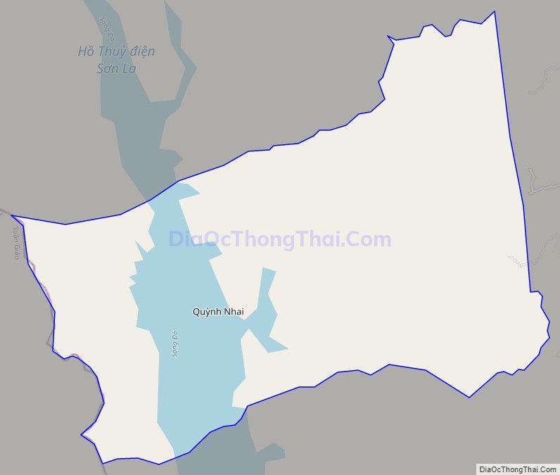 Bản đồ giao thông xã Mường Chiên, huyện Quỳnh Nhai