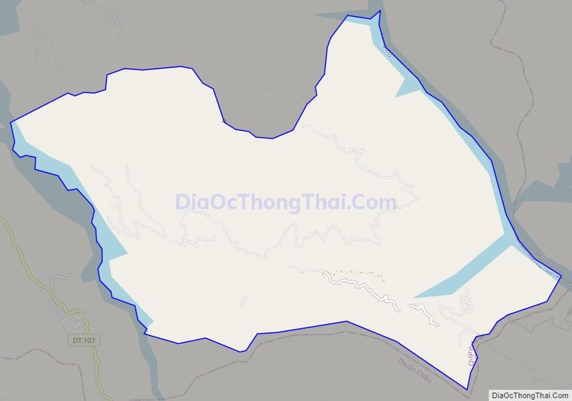 Bản đồ giao thông xã Nặm Ét, huyện Quỳnh Nhai