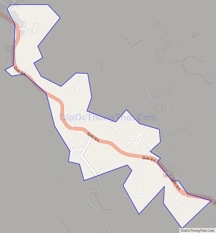 Bản đồ giao thông phường Quyết Tâm, thành phố Sơn La