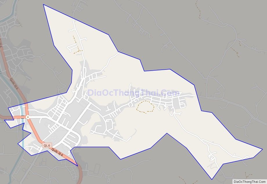 Bản đồ giao thông phường Quyết Thắng, thành phố Sơn La