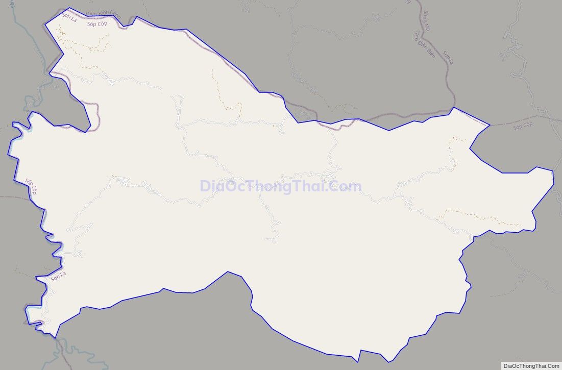 Bản đồ giao thông xã Sam Kha, huyện Sốp Cộp