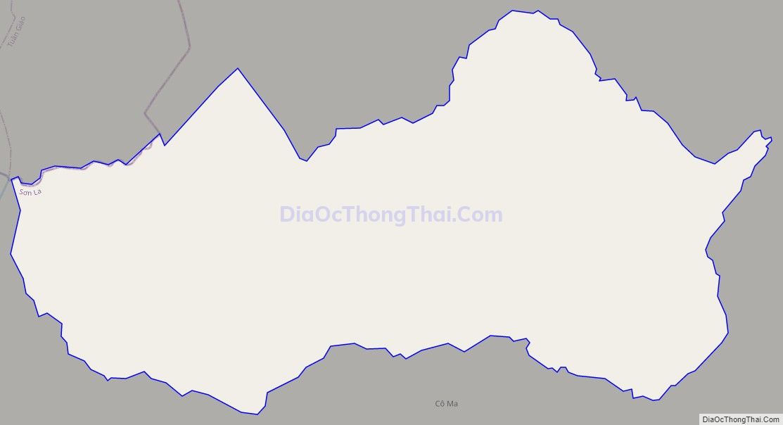 Bản đồ giao thông xã Long Hẹ, huyện Thuận Châu