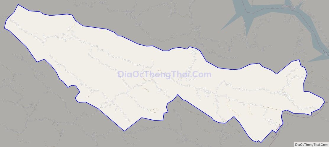 Bản đồ giao thông xã Mường Khiêng, huyện Thuận Châu