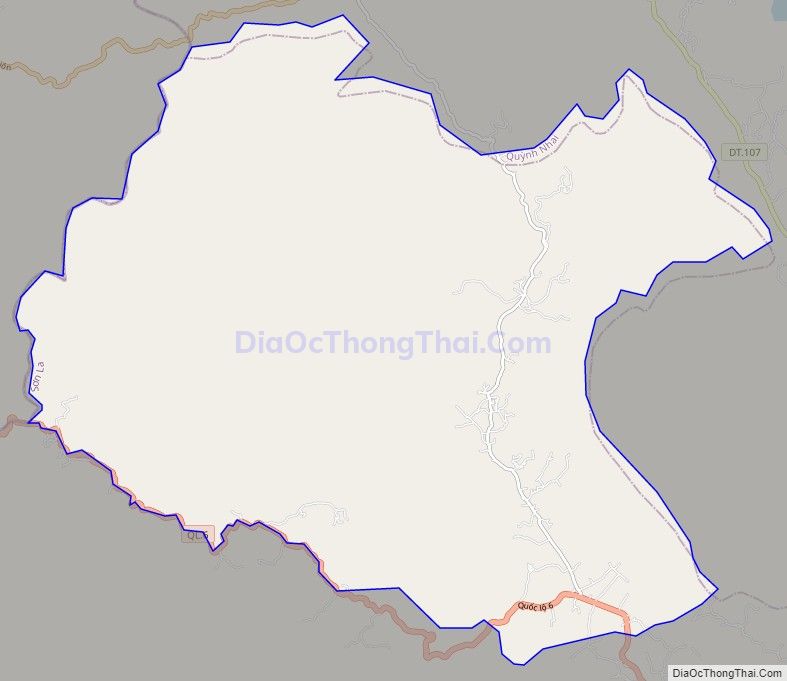 Bản đồ giao thông xã Phổng Lái, huyện Thuận Châu