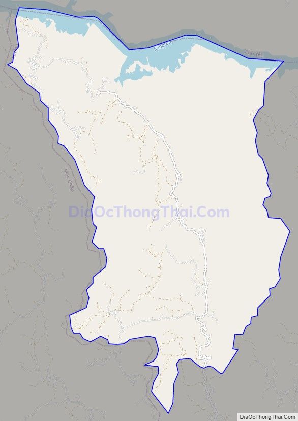 Bản đồ giao thông xã Suối Bàng, huyện Vân Hồ