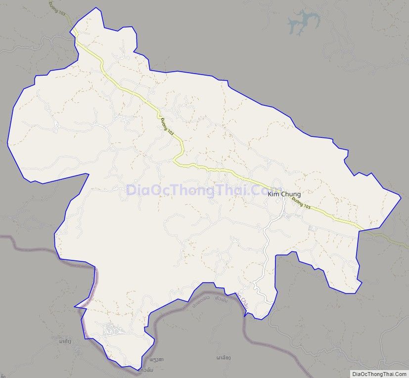 Bản đồ giao thông xã Phiêng Khoài, huyện Yên Châu