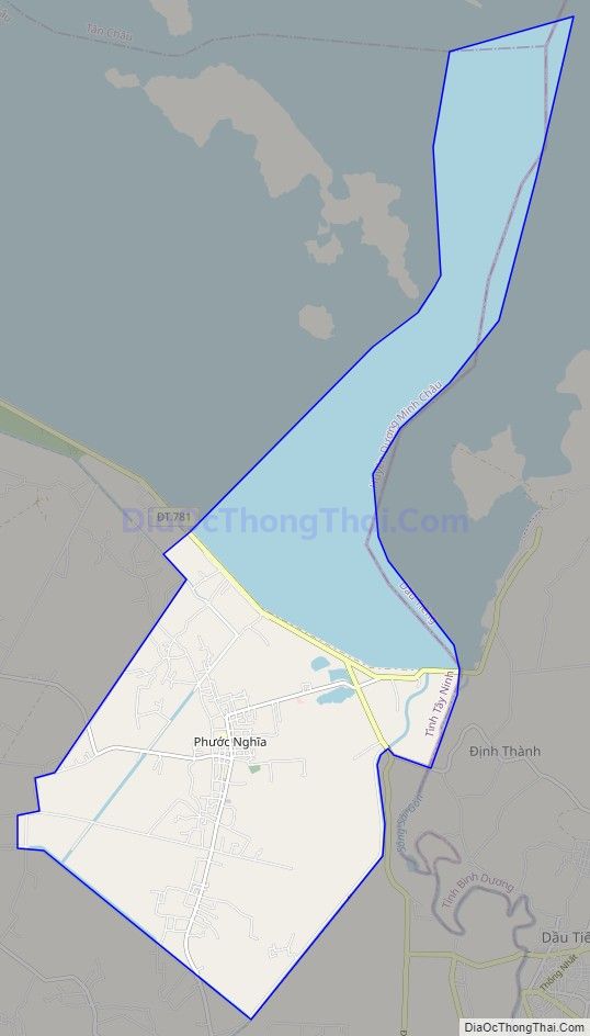 Bản đồ giao thông xã Phước Minh, huyện Dương Minh Châu