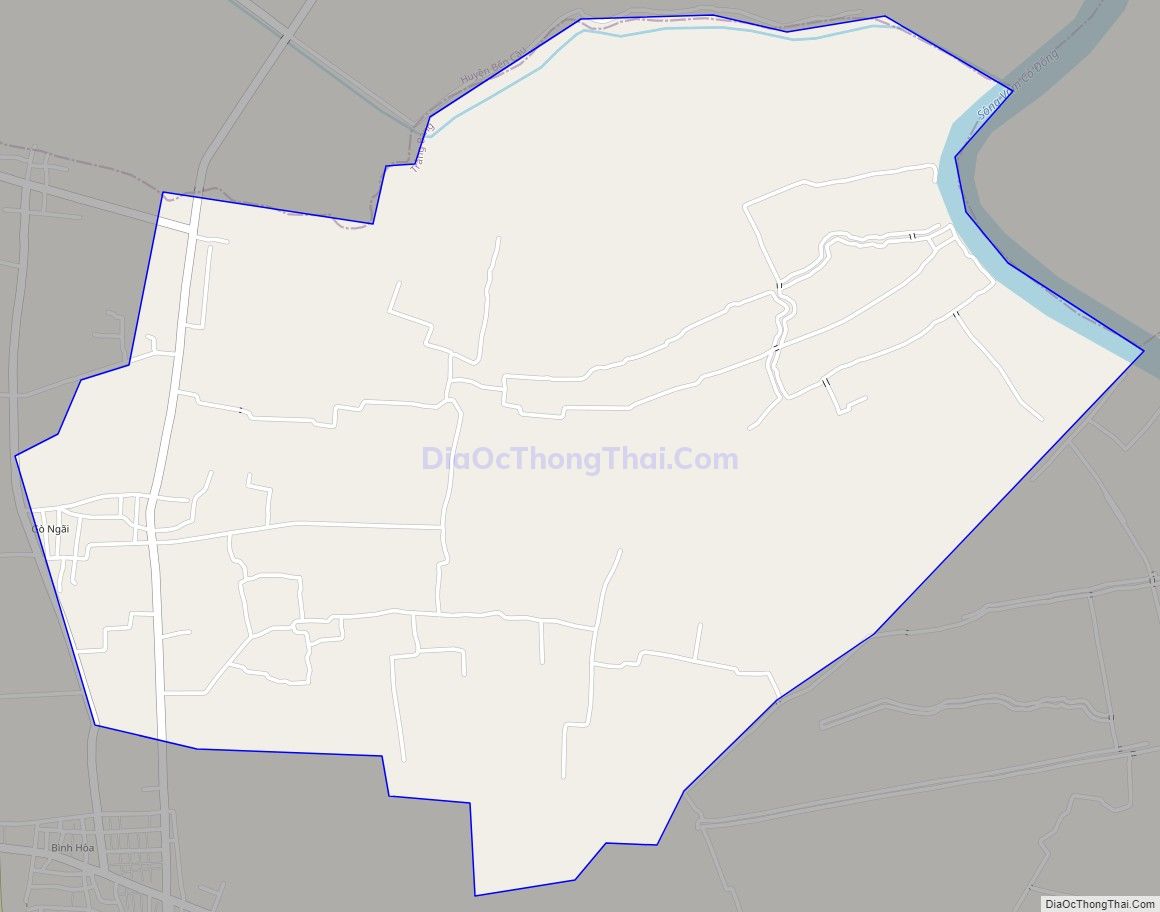 Bản đồ giao thông xã Phước Lưu (cũ), huyện Trảng Bàng