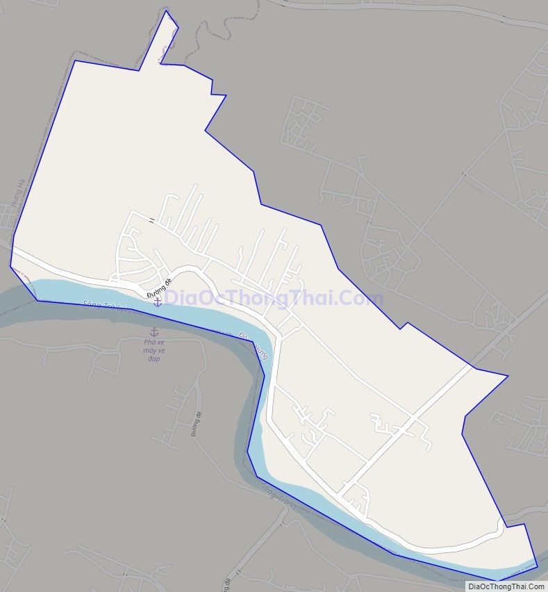 Bản đồ giao thông xã Bạch Đằng (cũ), huyện Đông Hưng