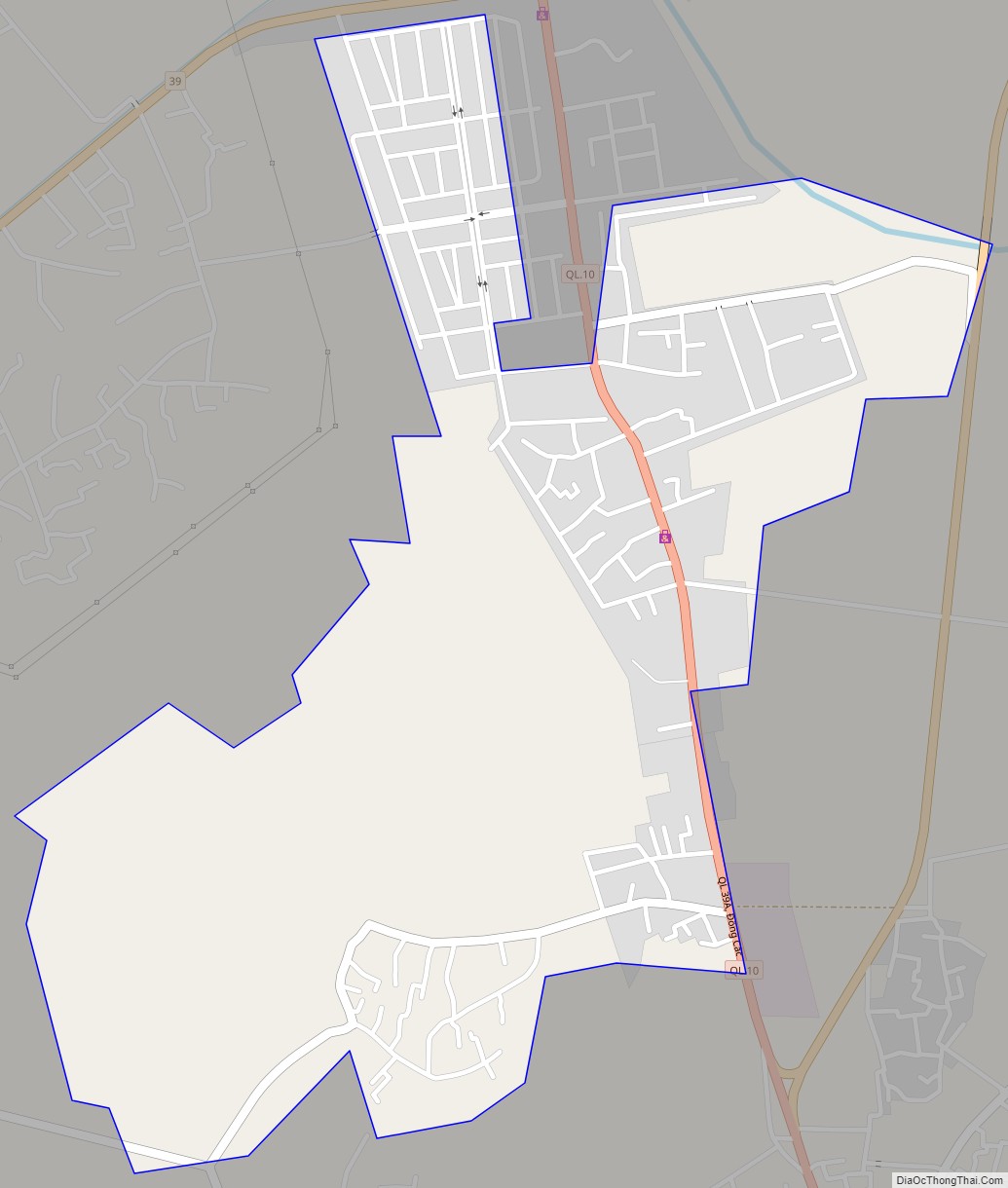 Bản đồ giao thông xã Đông Hợp, huyện Đông Hưng