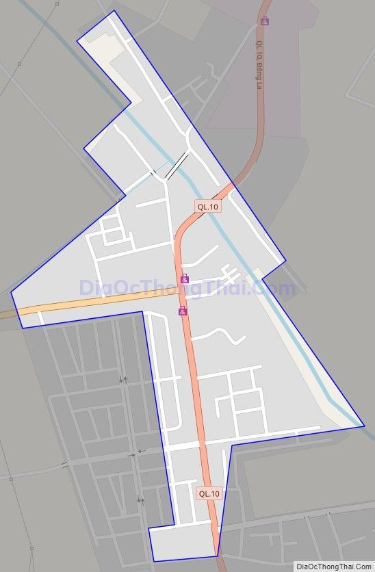 Bản đồ giao thông Thị trấn Đông Hưng, huyện Đông Hưng
