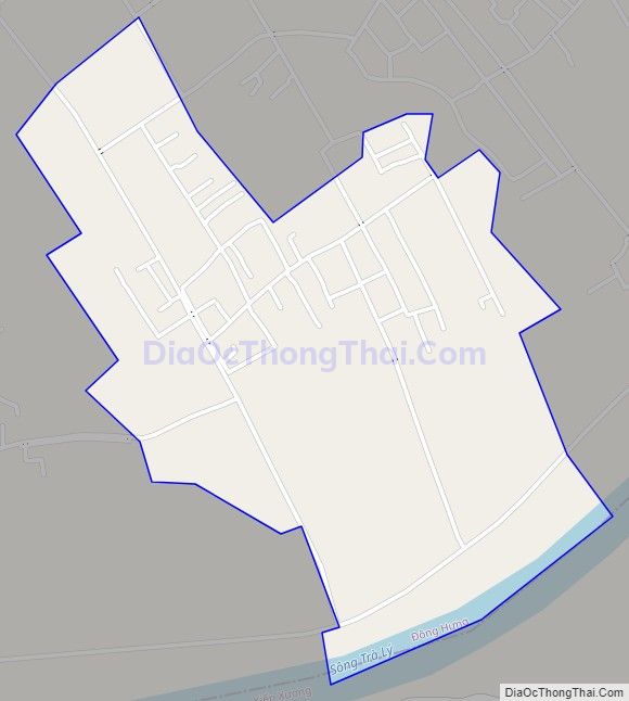 Bản đồ giao thông xã Đông Huy (cũ), huyện Đông Hưng