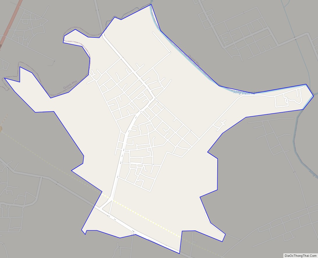 Bản đồ giao thông xã Đông Phương, huyện Đông Hưng