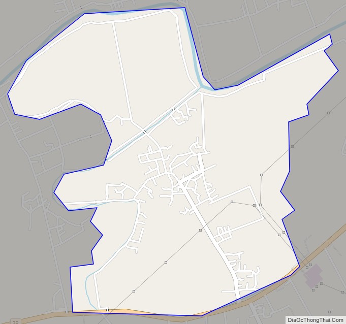 Bản đồ giao thông xã Phong Châu, huyện Đông Hưng