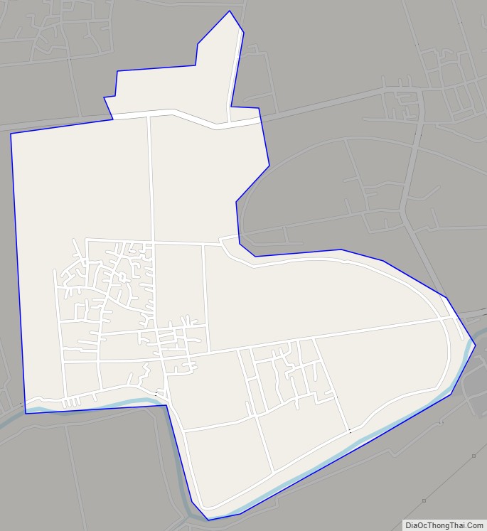 Bản đồ giao thông xã Phú Lương, huyện Đông Hưng