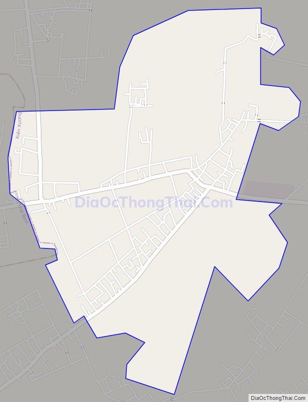 Bản đồ giao thông xã Vũ Lễ, huyện Kiến Xương