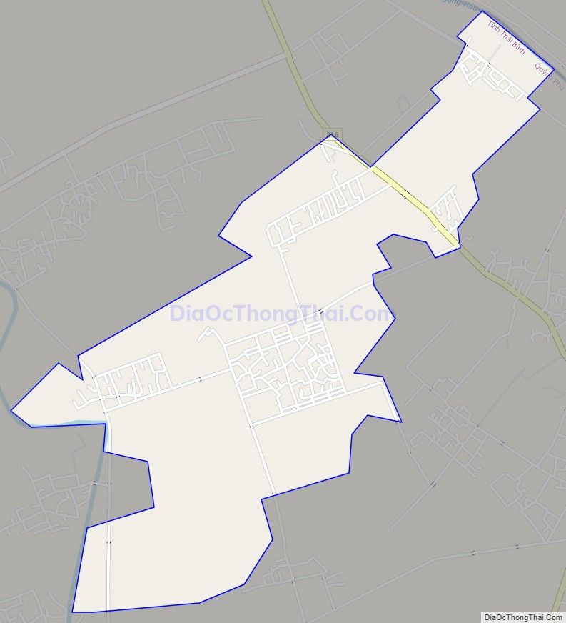 Bản đồ giao thông xã An Cầu, huyện Quỳnh Phụ