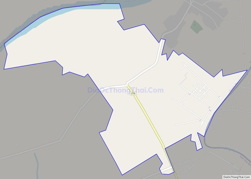 Bản đồ giao thông xã An Đồng, huyện Quỳnh Phụ