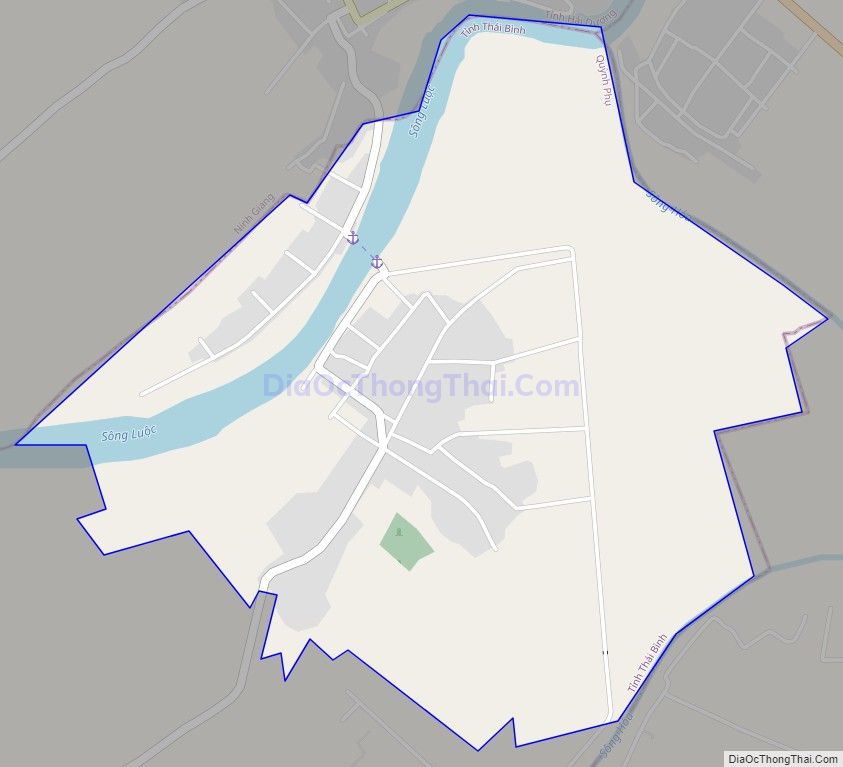 Bản đồ giao thông xã An Khê, huyện Quỳnh Phụ