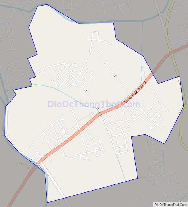 Bản đồ giao thông xã An Lễ, huyện Quỳnh Phụ