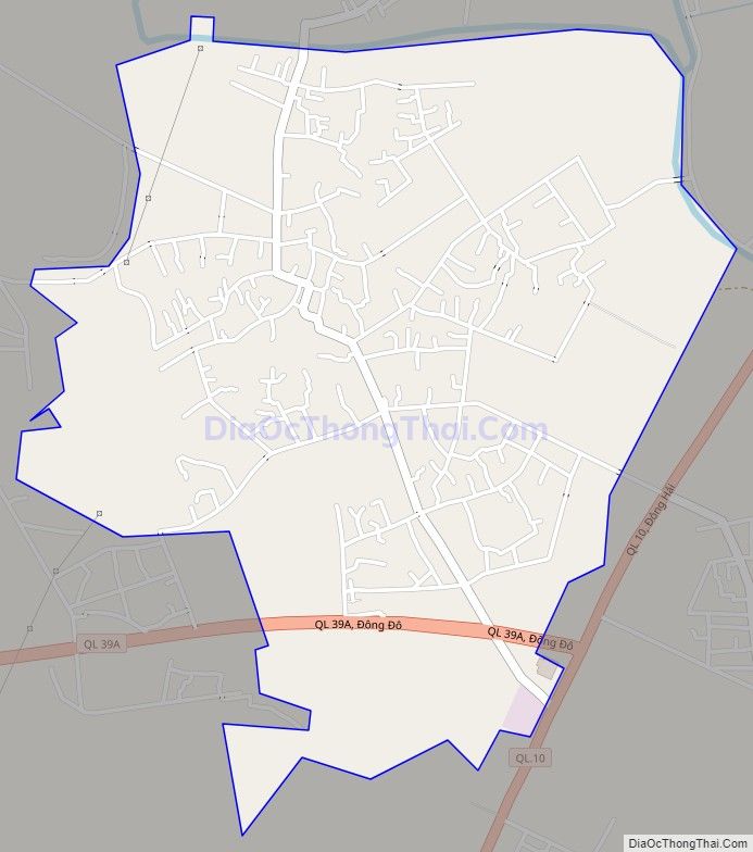 Bản đồ giao thông xã An Vinh, huyện Quỳnh Phụ