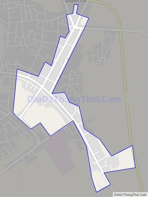 Bản đồ giao thông Thị trấn Quỳnh Côi, huyện Quỳnh Phụ