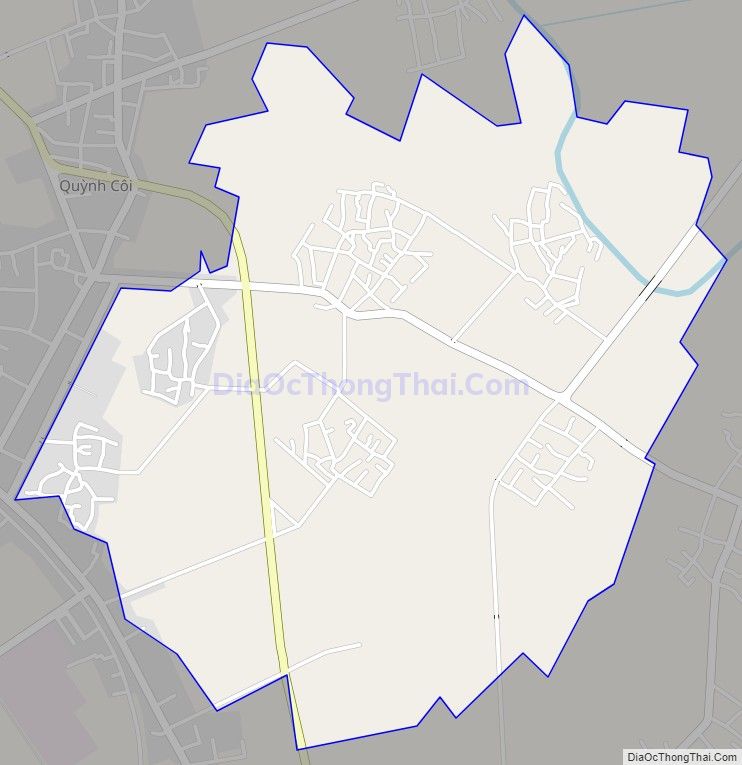 Bản đồ giao thông xã Quỳnh Hải, huyện Quỳnh Phụ