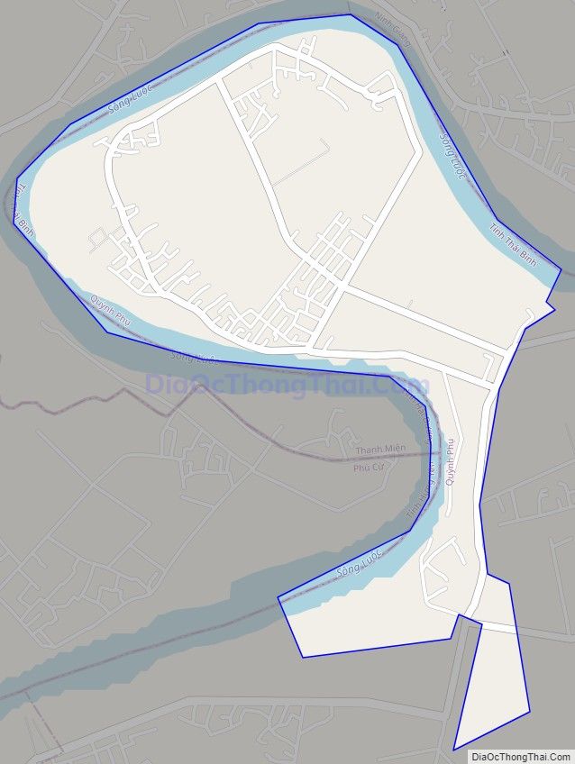 Bản đồ giao thông xã Quỳnh Lâm, huyện Quỳnh Phụ
