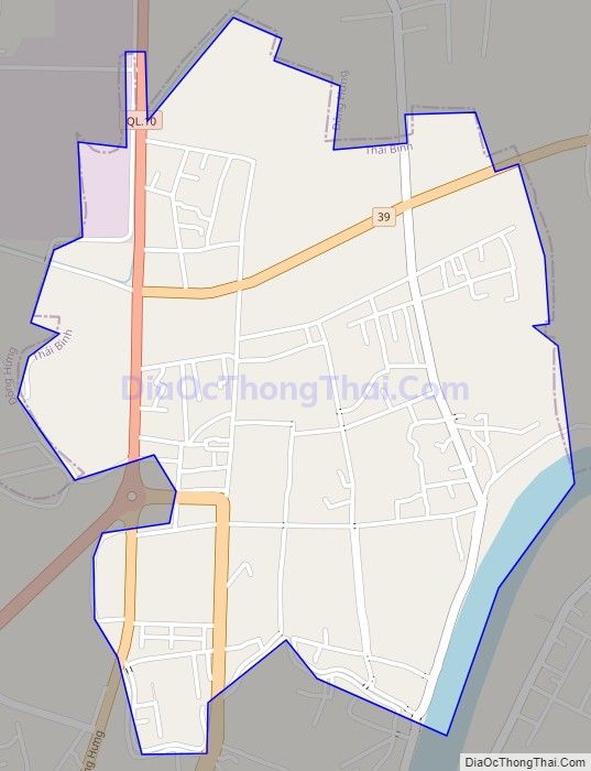 Bản đồ giao thông xã Đông Mỹ, thành phố Thái Bình
