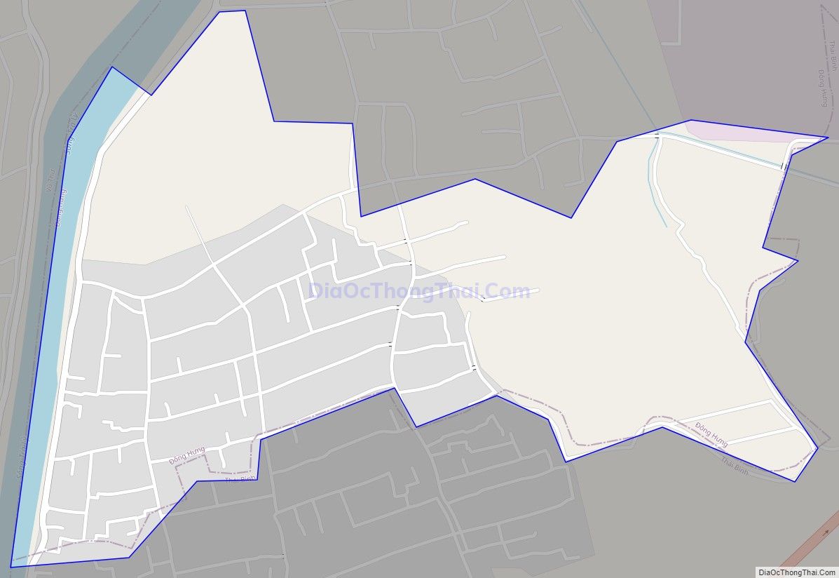 Bản đồ giao thông xã Đông Thọ, thành phố Thái Bình