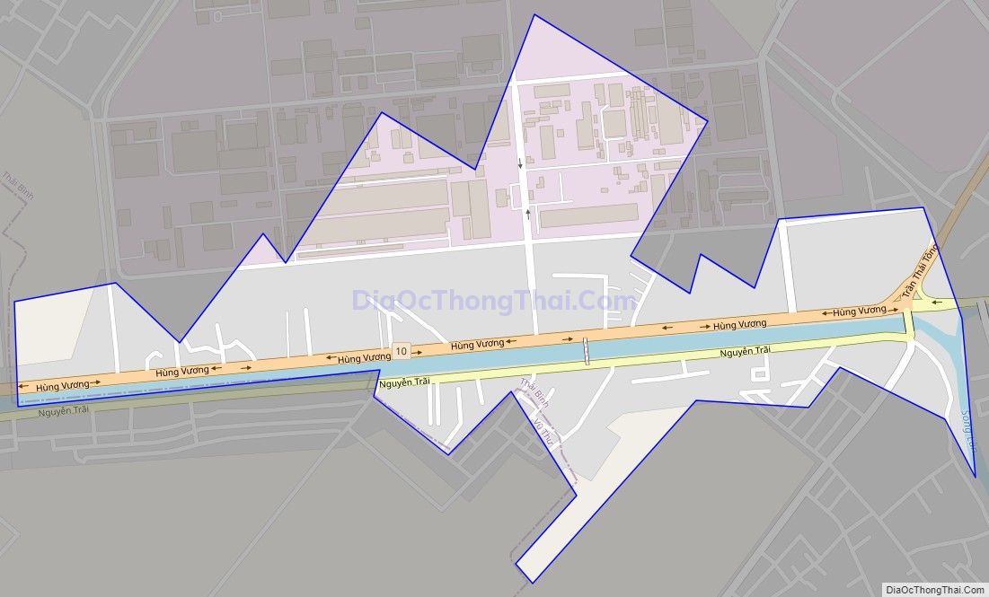 Bản đồ giao thông phường Phú Khánh, thành phố Thái Bình