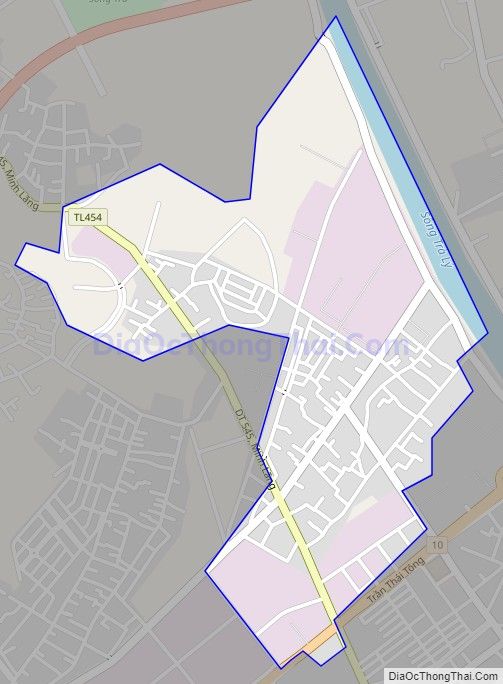 Bản đồ giao thông phường Tiền Phong, thành phố Thái Bình