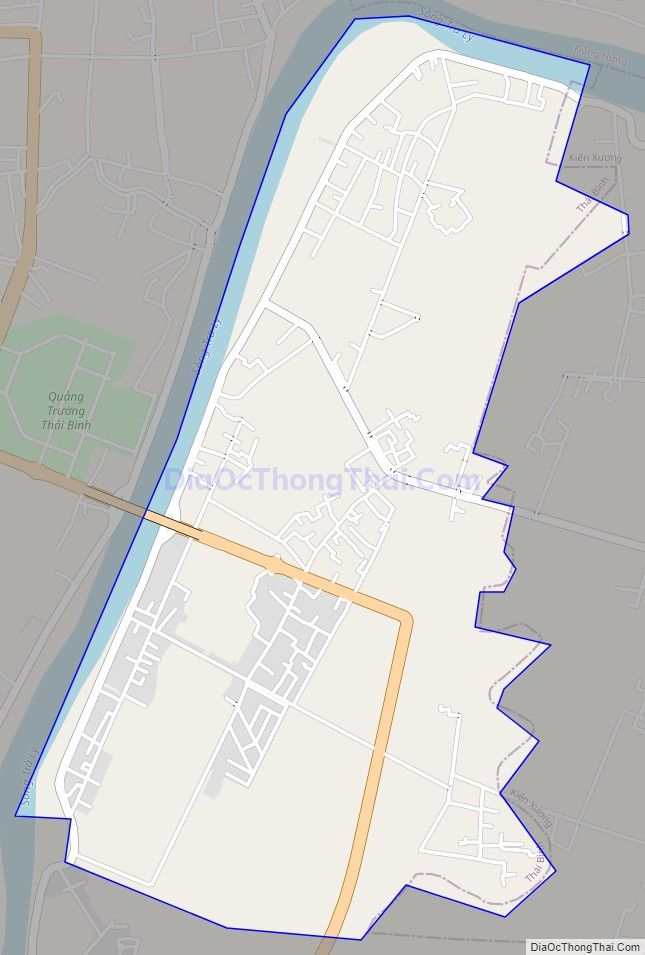 Bản đồ giao thông xã Vũ Đông, thành phố Thái Bình