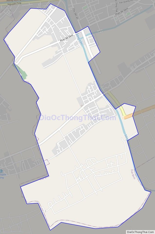 Bản đồ giao thông xã Vũ Phúc, thành phố Thái Bình