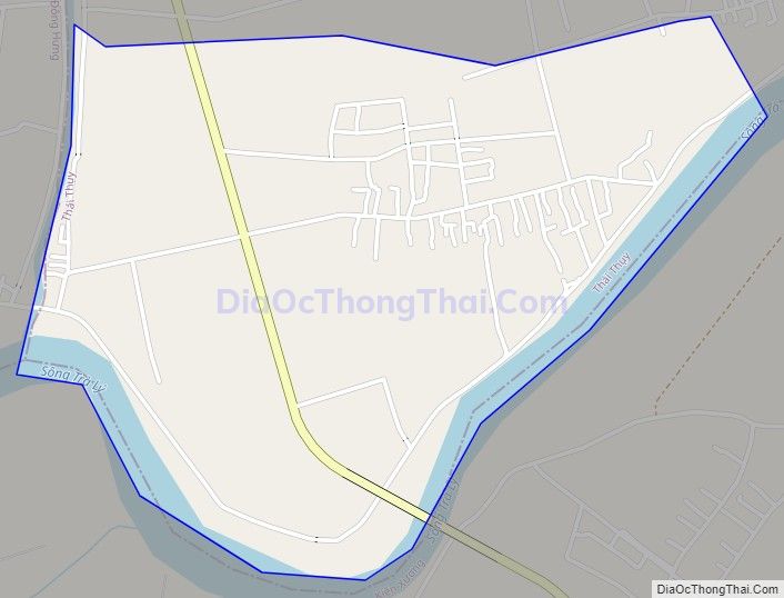 Bản đồ giao thông xã Thái Hà (cũ), huyện Thái Thụy