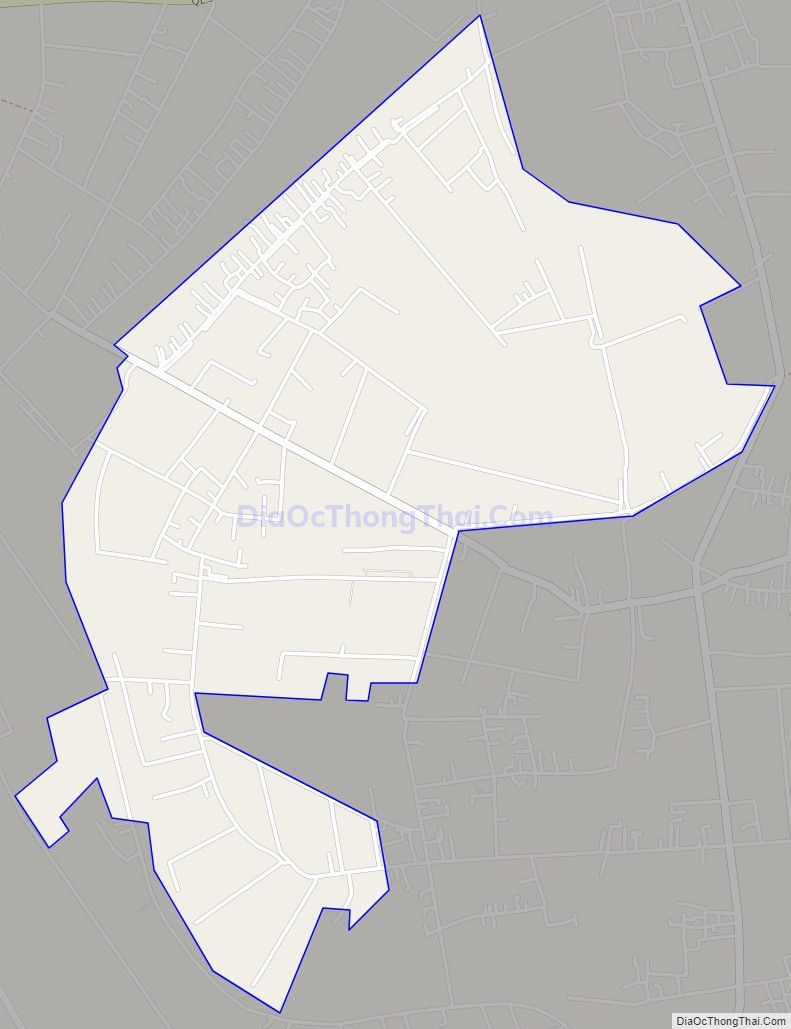 Bản đồ giao thông xã Thái Hồng (cũ), huyện Thái Thụy