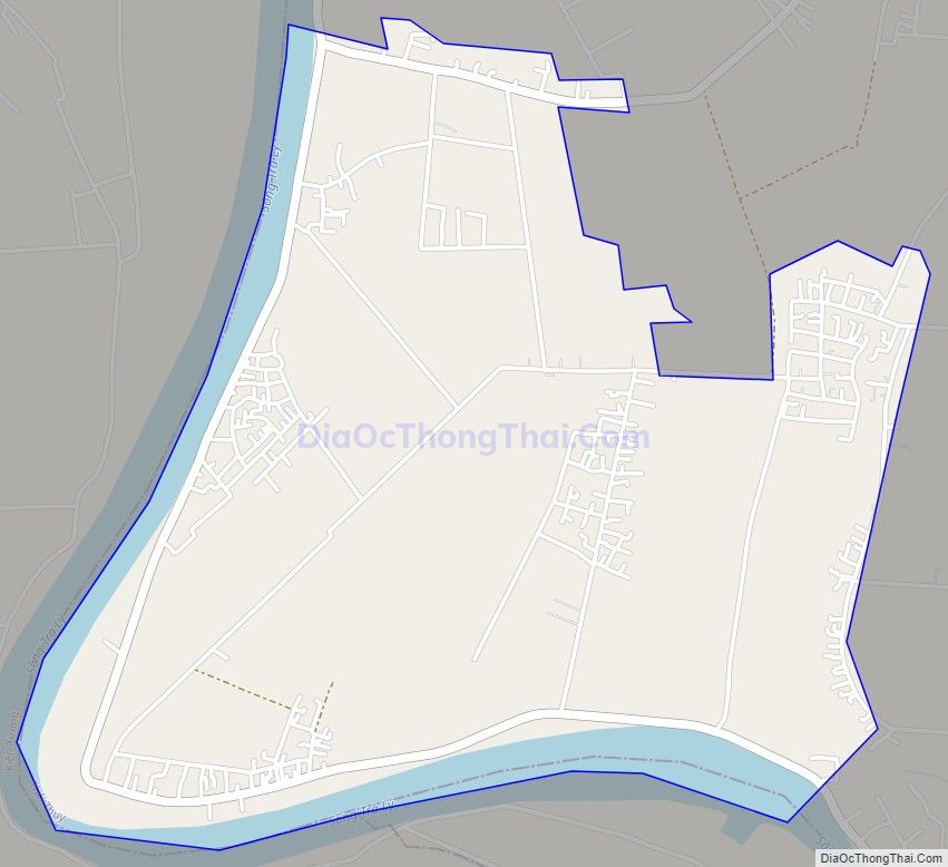 Bản đồ giao thông xã Thái Thành (cũ), huyện Thái Thụy