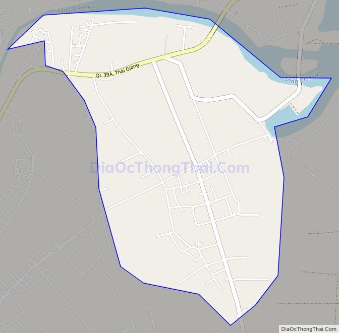 Bản đồ giao thông xã Thái Thủy (cũ), huyện Thái Thụy