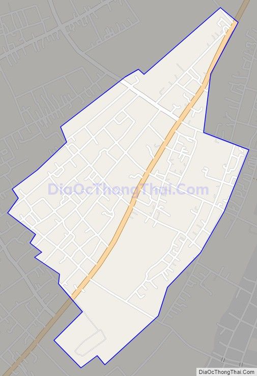 Bản đồ giao thông xã Thái Xuyên, huyện Thái Thụy