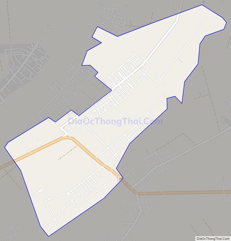 Bản đồ giao thông xã Thụy Bình, huyện Thái Thụy