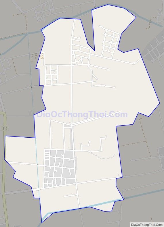 Bản đồ giao thông xã Thụy Dân, huyện Thái Thụy