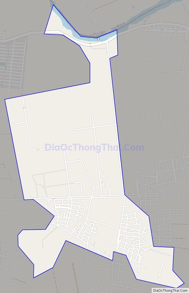 Bản đồ giao thông xã Thụy Hồng (cũ), huyện Thái Thụy